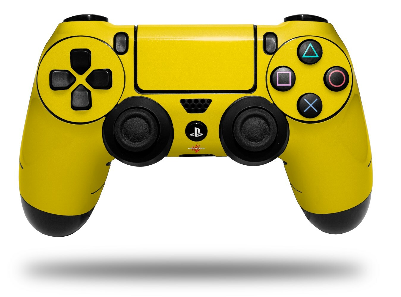 Skin for Sony PS4 Controller Solids Collection Yellow