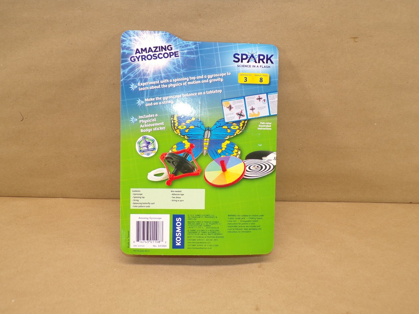 Spark Science Kit 3 Pack Dinosaur Dig Gyroscope Bouncy Ball STEM NEW