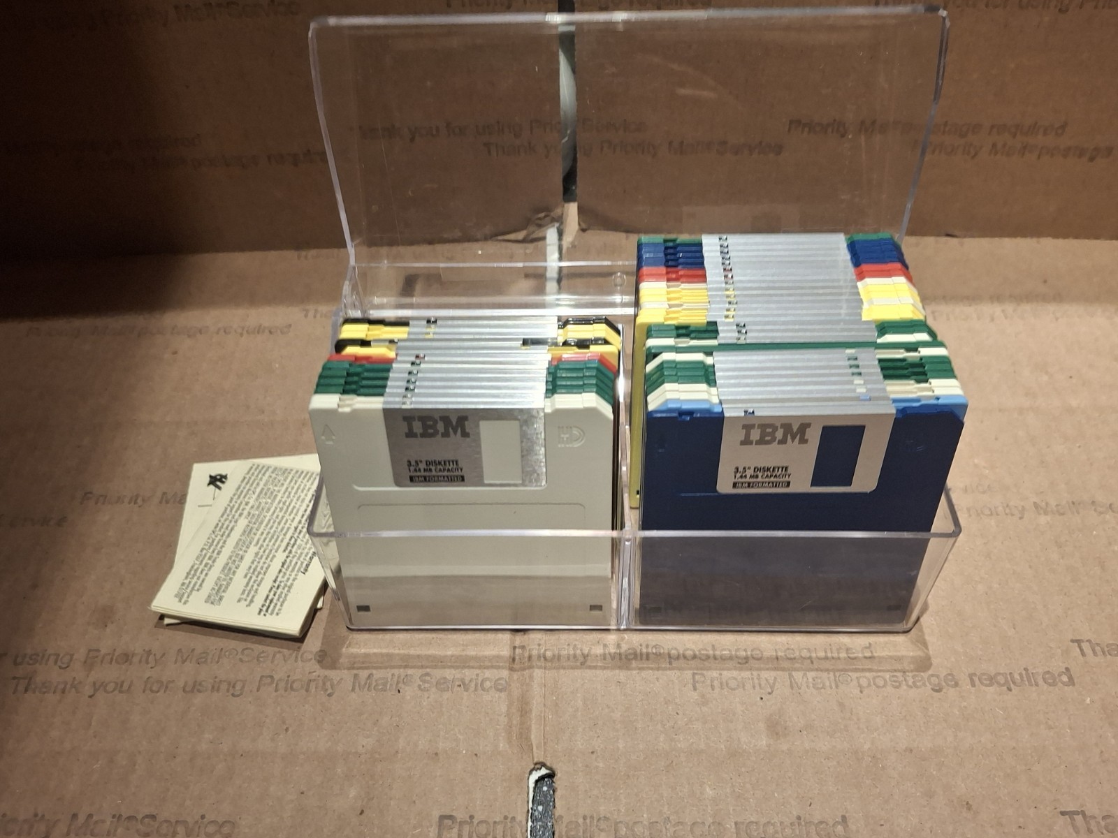 Used Random 3.5" 1.44 MB Floppy Disks Diskettes Discs IBM Lot Of 37 Untested