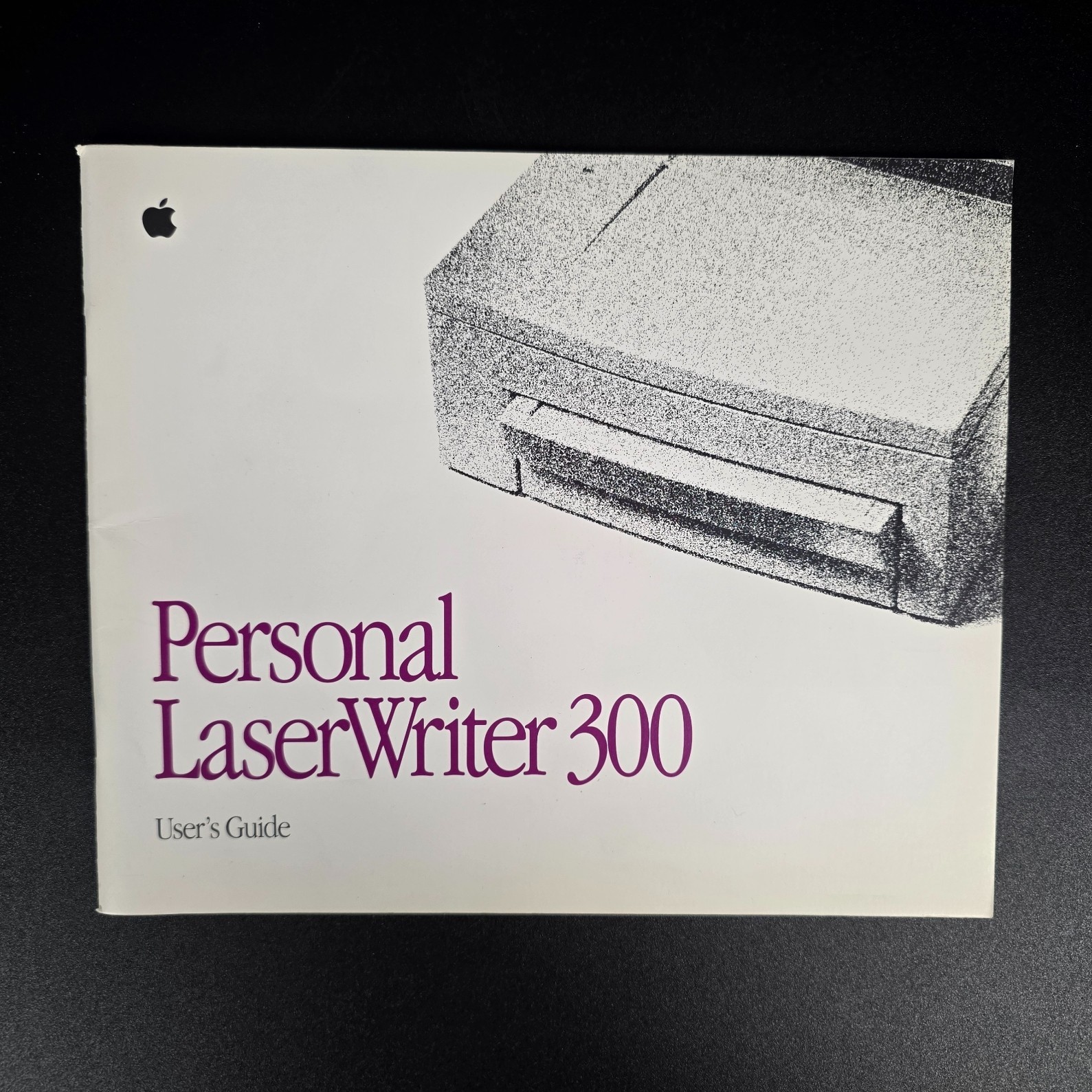 Apple Personal LaserWriter 300 User's Guide 030-3858-A Vintage Printer Manual