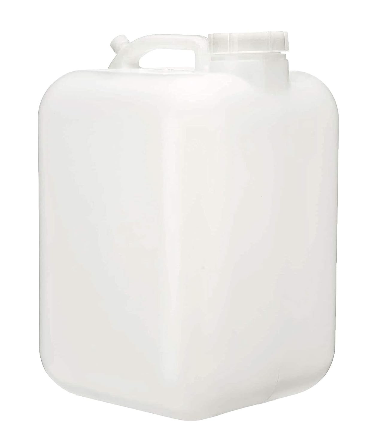 5 Gallon White Food Grade Water Container BPA Free Leak Proof Storage