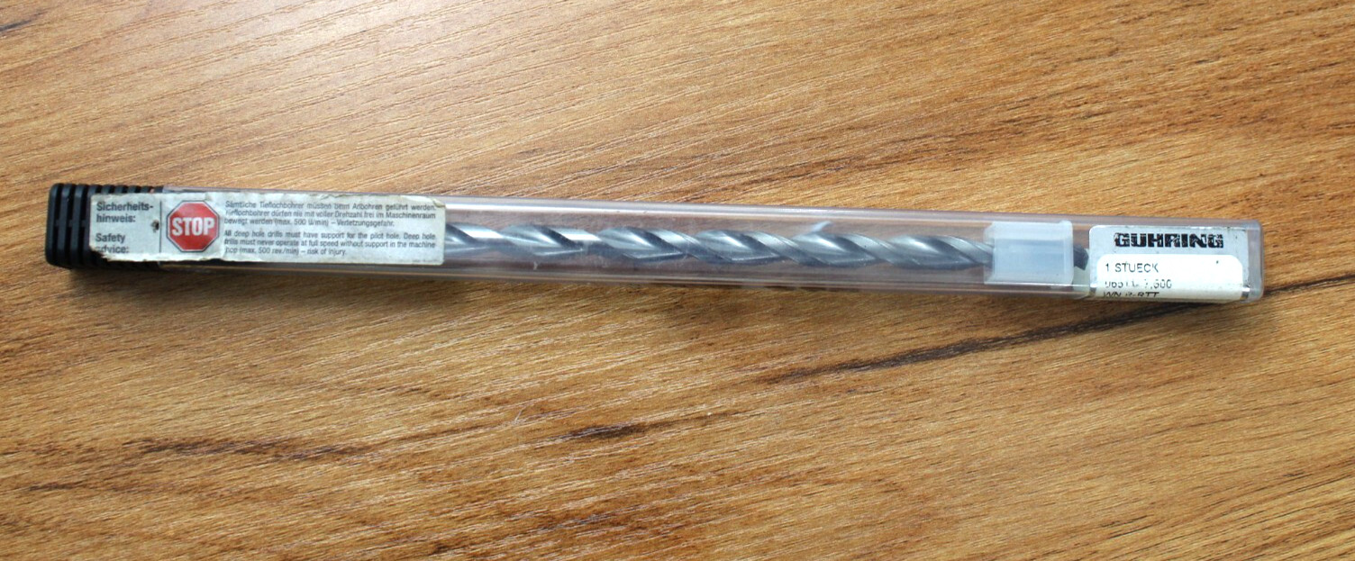 Guhring Solid Carbide Drill, 7.5mm Cutting Diameter RT 100 , Coolant thr 20xD