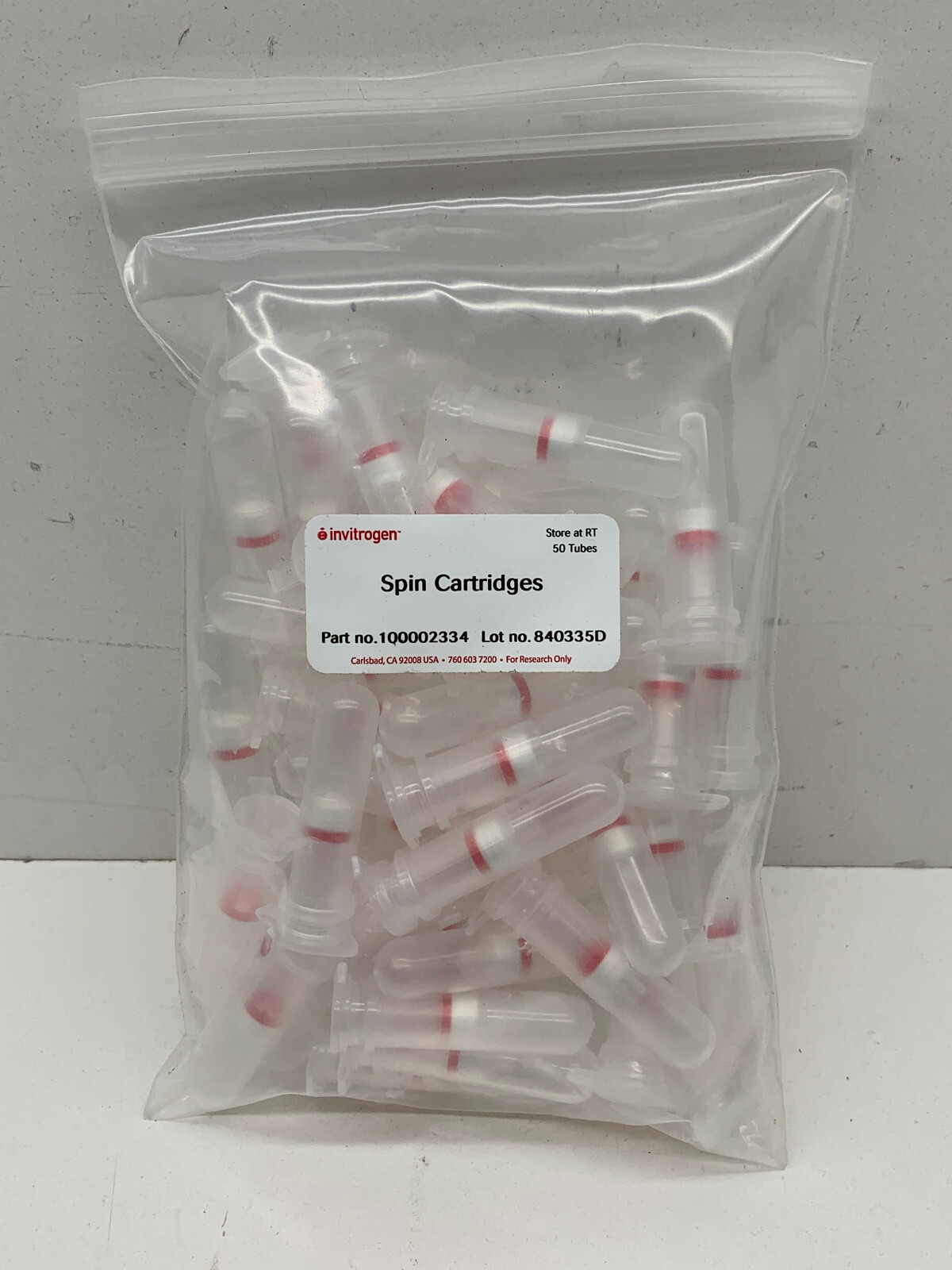 (39 Tubes) Invitrogen 100002334 Spin Cartridges