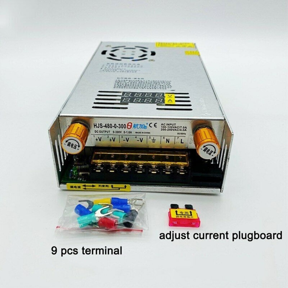 480W 0-300V Adjustable DC Power Supply Current limiting Power Unit Transforme