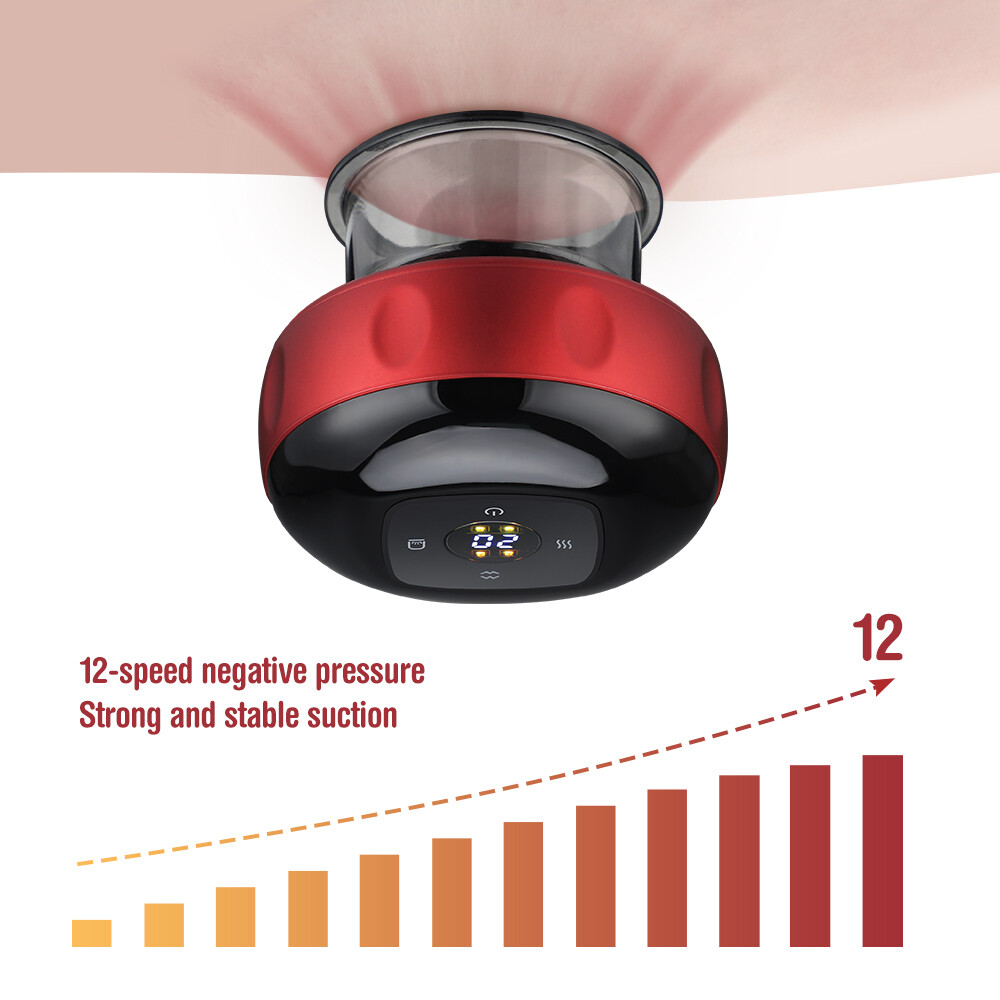 Smart Electric Cupping Massage Suction Vacuum Scraping Therapy Machine USB Plug