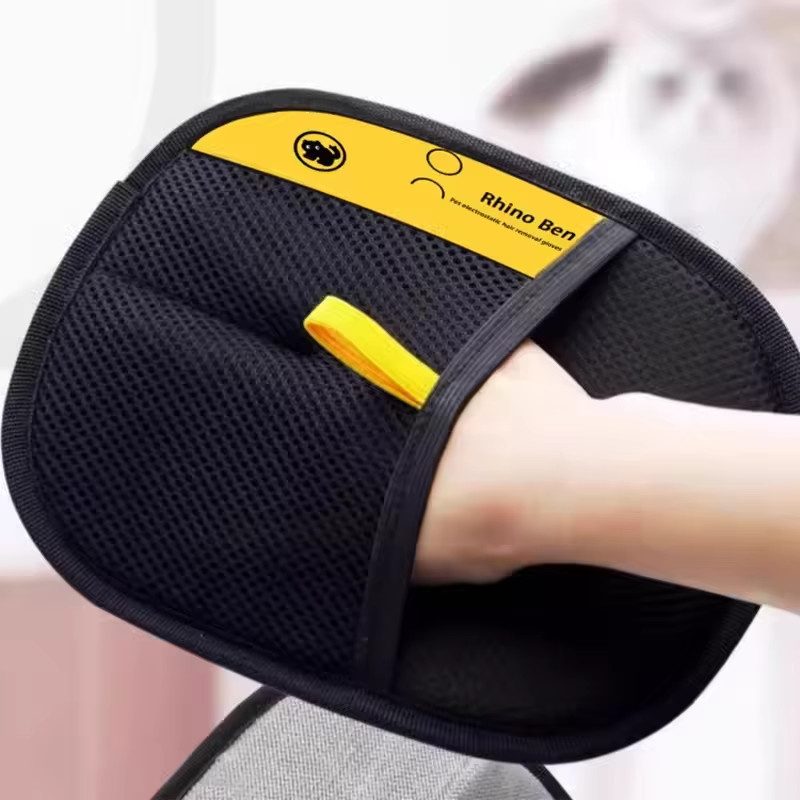 New Upgrades Pet Hair Removal Tools Reusable Gloves, Pet Double-Sided Beauty Glo