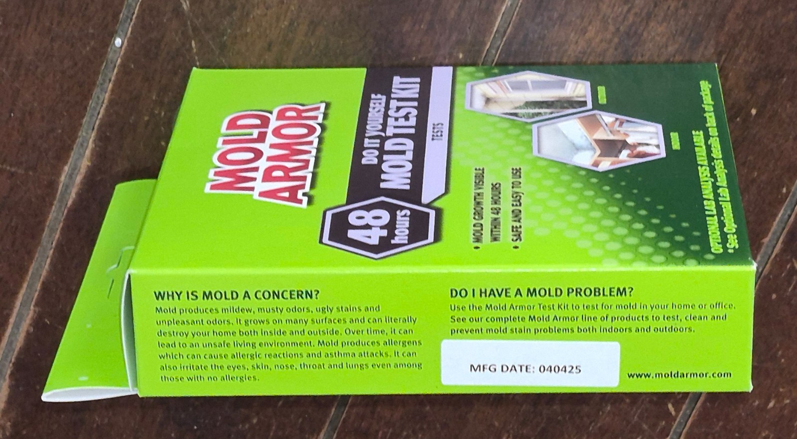 Mold Armor 48 Hours Do-It-Yourself MOLD Test Kit #FG500