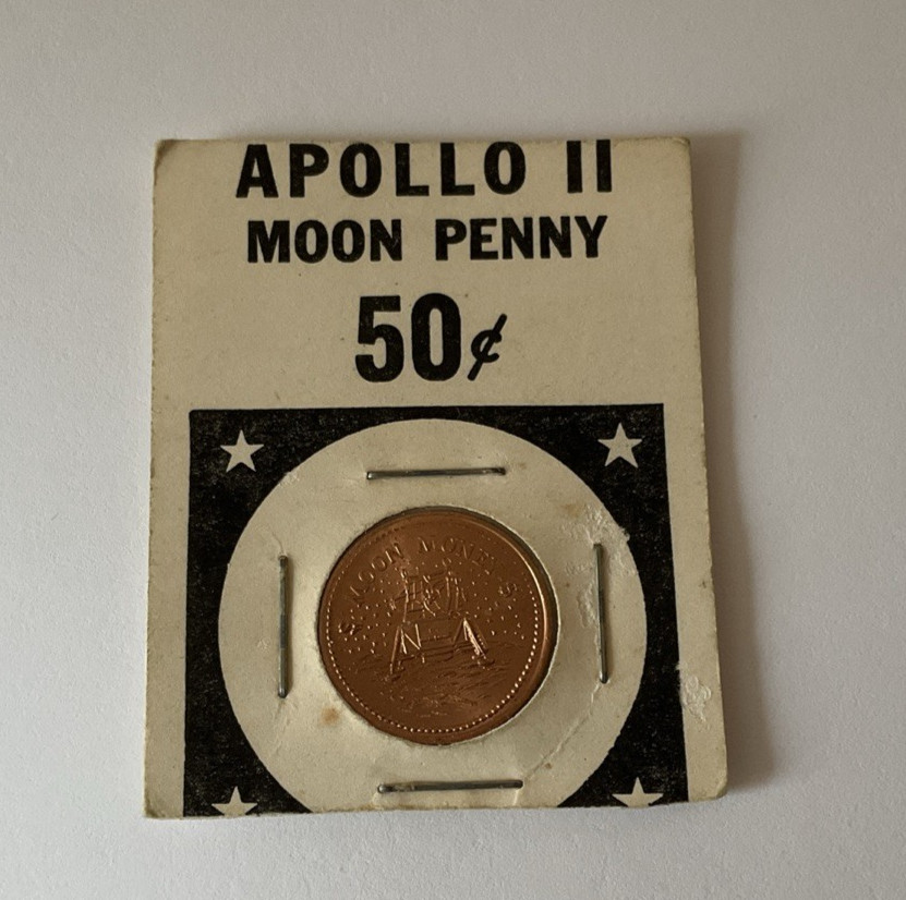 Vintage Apollo 11 "Moon Penny Moon Money" "Green Cheese"