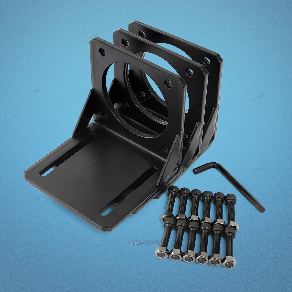 3pc Nema34 Stepper Motor Mounting Bracket With M6 Screws For DIY CNC Kit