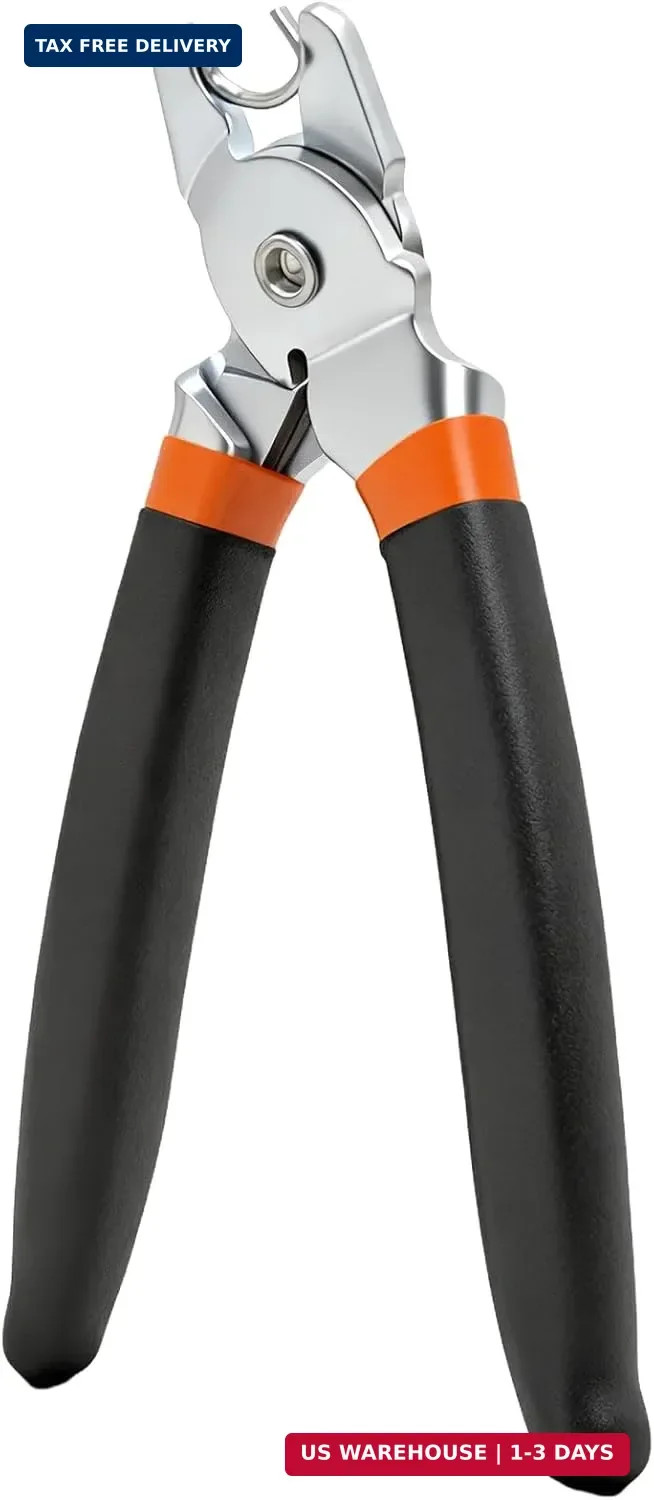 Bent Hog Ring Pliers Heavy-Duty Kit for Auto Upholstery, 1