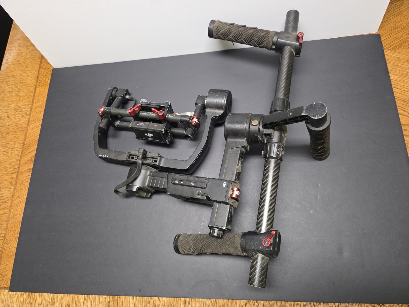 DJI Ronin-MX RM-6 3-Axis Gimbal Stabilizer Handlebar Bundle AS IS UNTESTED