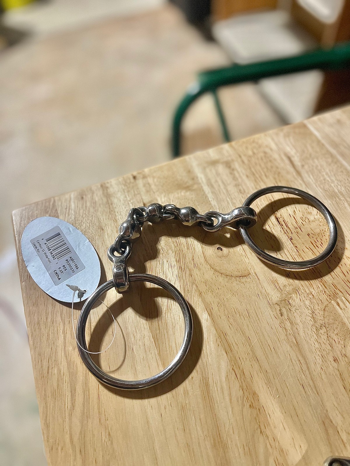 5” loose ring waterford mouth snaffle, stainless steel Centaur brand NWT