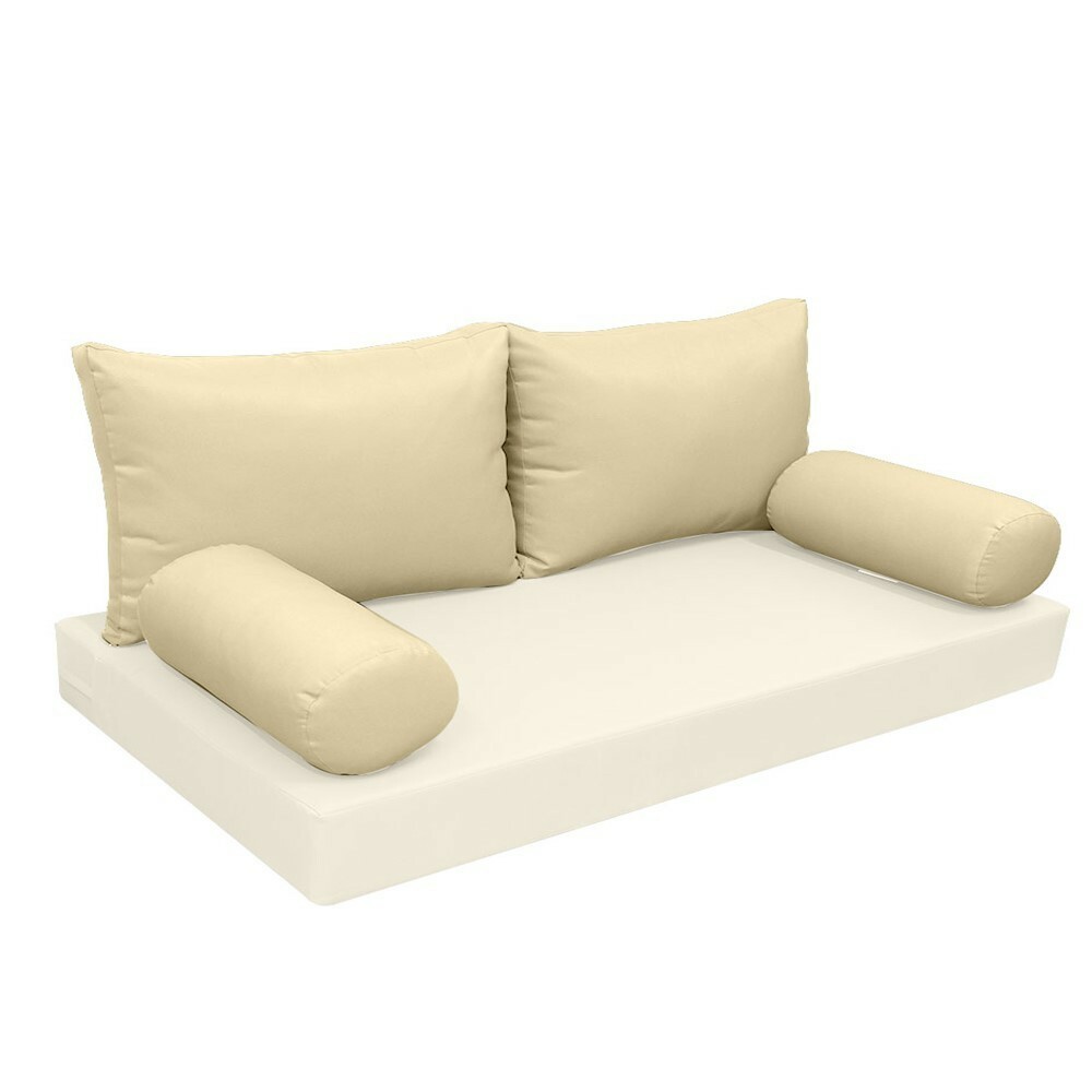 |SLIPCOVER ONLY|S2 Outdoor Bolster Backrest Pillow Covers Knife Edge Queen AD103