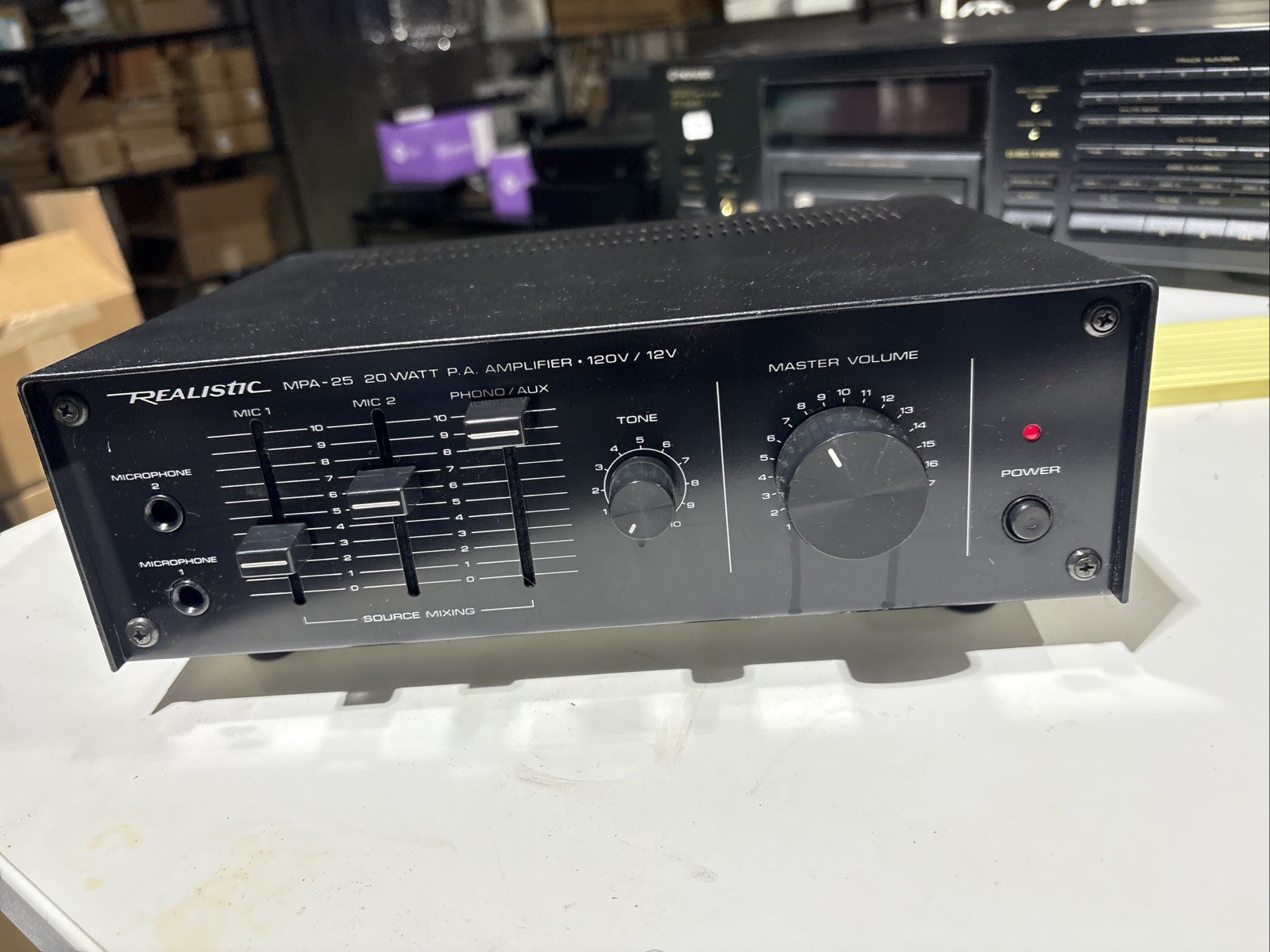 REALISTIC - MPA-25 20-Watt PA Amplifier - 32-2033A