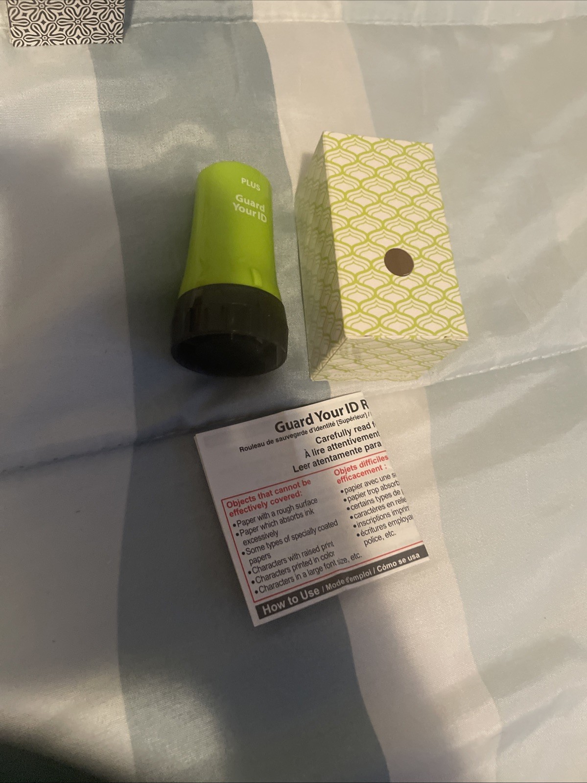 New Guard Your ID Roller Advanced X PLUS Green NIB