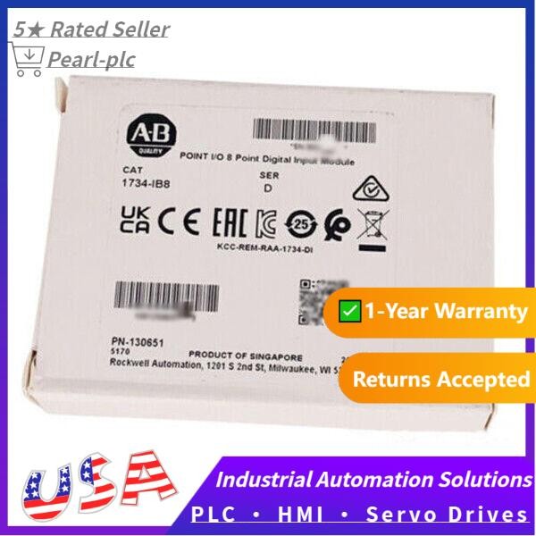 New Factory Sealed AB 1734-IB8 Allen-Bradley 8 Point Digital Input Module USA