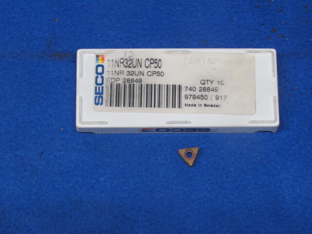 4 NEW SECO 11NR32UN CP50 Inserts                            M-221