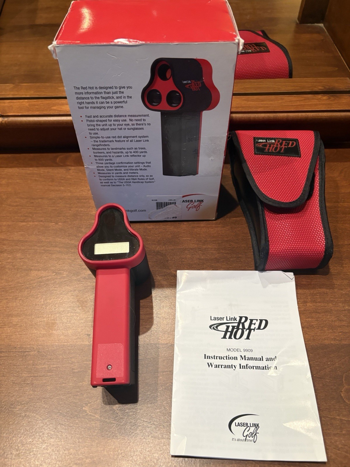 Laser Link Golf Rangefinder. Tested. Laser Link Red Hot Golf Range Finder