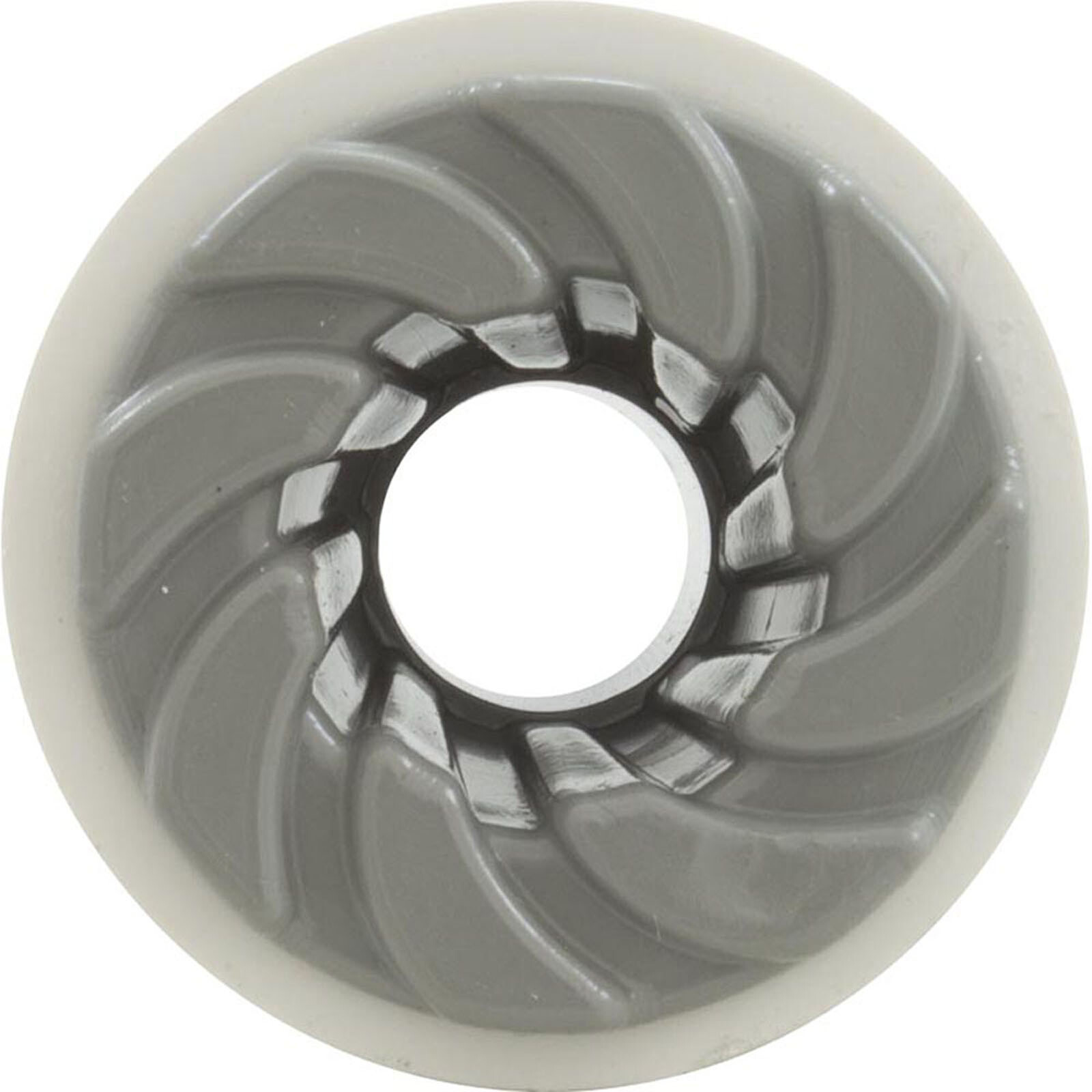 Bulkhead Fitting, Waterway, 3/4"b, Swirl, Gray