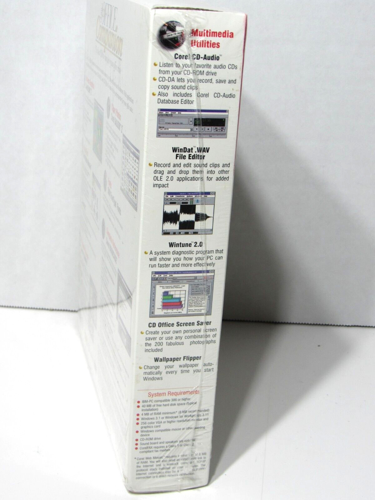 Corel Office Companion Suite Complete Business Management Software Windows 3.1