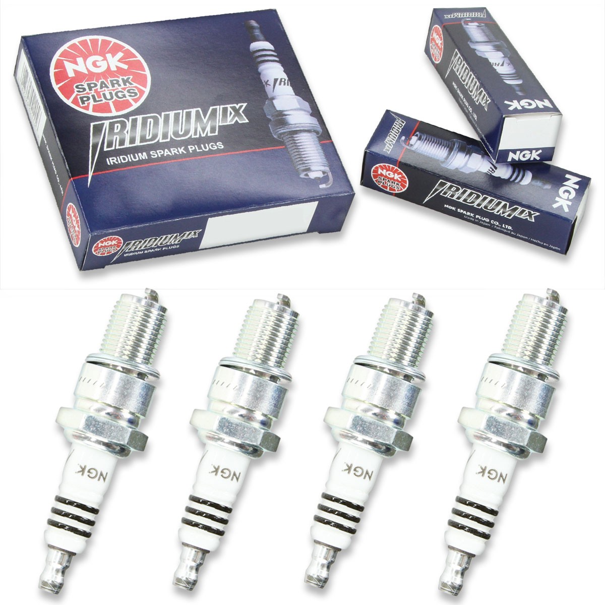 4pcs 2006 KTM 250 EXC NGK Iridium IX Spark Plugs 250 Kit Set Engine ou