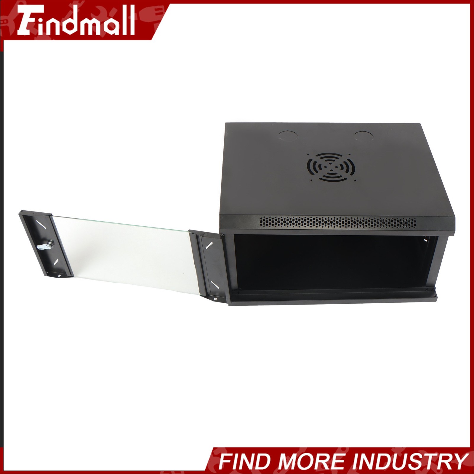 Findmall 6U Wall Mount Network Server Rack Cabinet Enclosure 15.5'' Deep