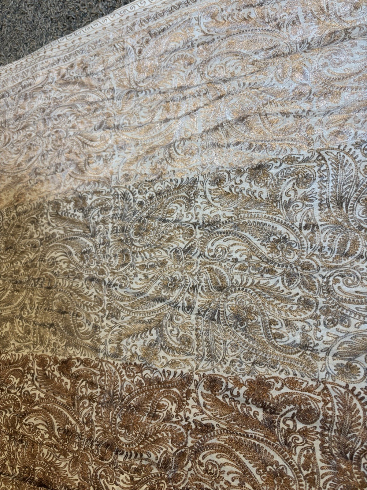 Hand Embroidered Pashmina Cashmere Scarf