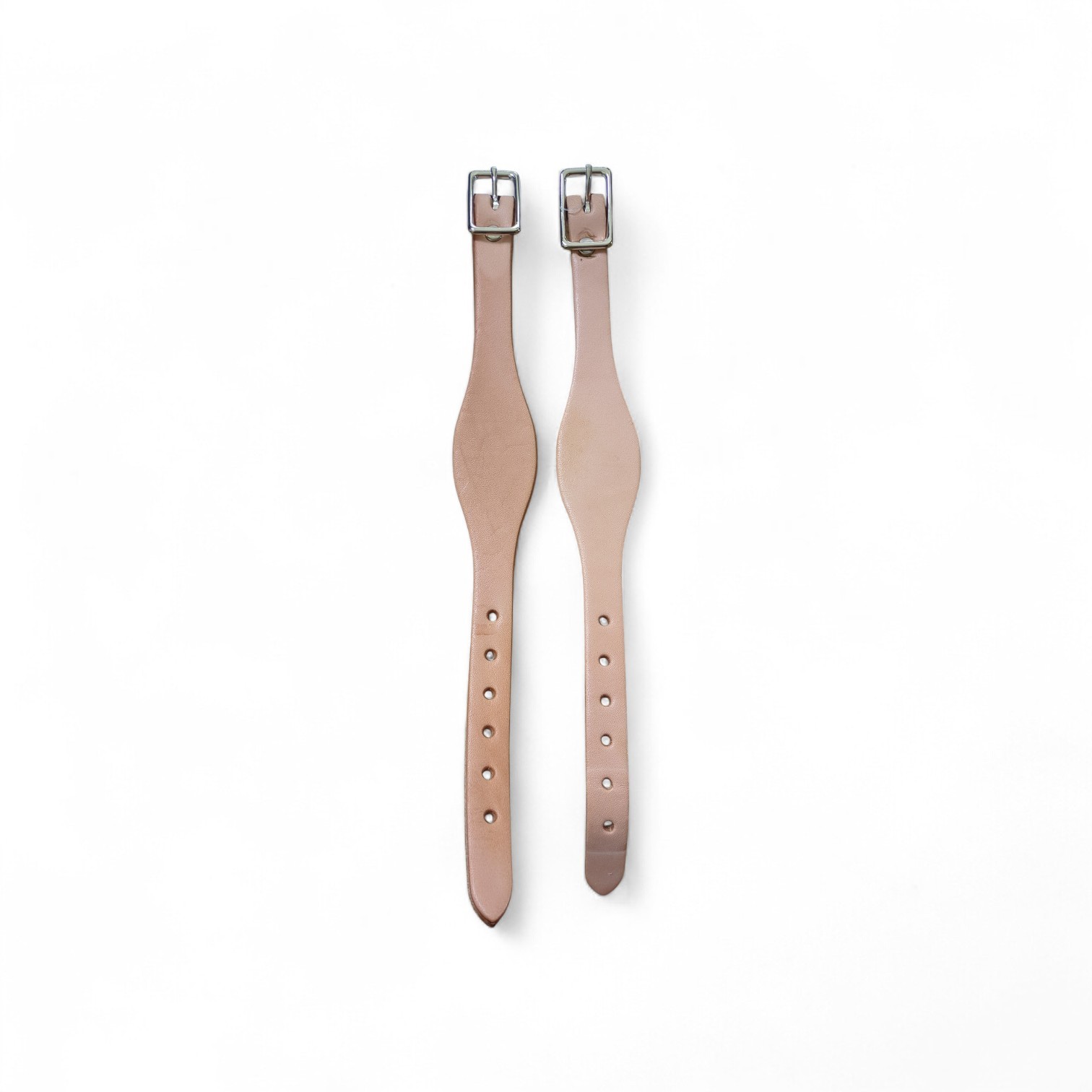 Berlin Leather Stirrup Hobbles Skirting Leather with Nickel Plated Hardware