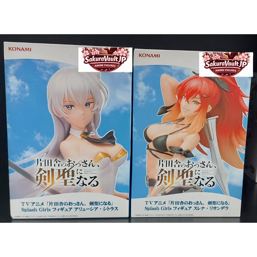 Katainaka no Ossan Kenja ni Naru Splash Girls Figure Set Alicia & Surena Konami