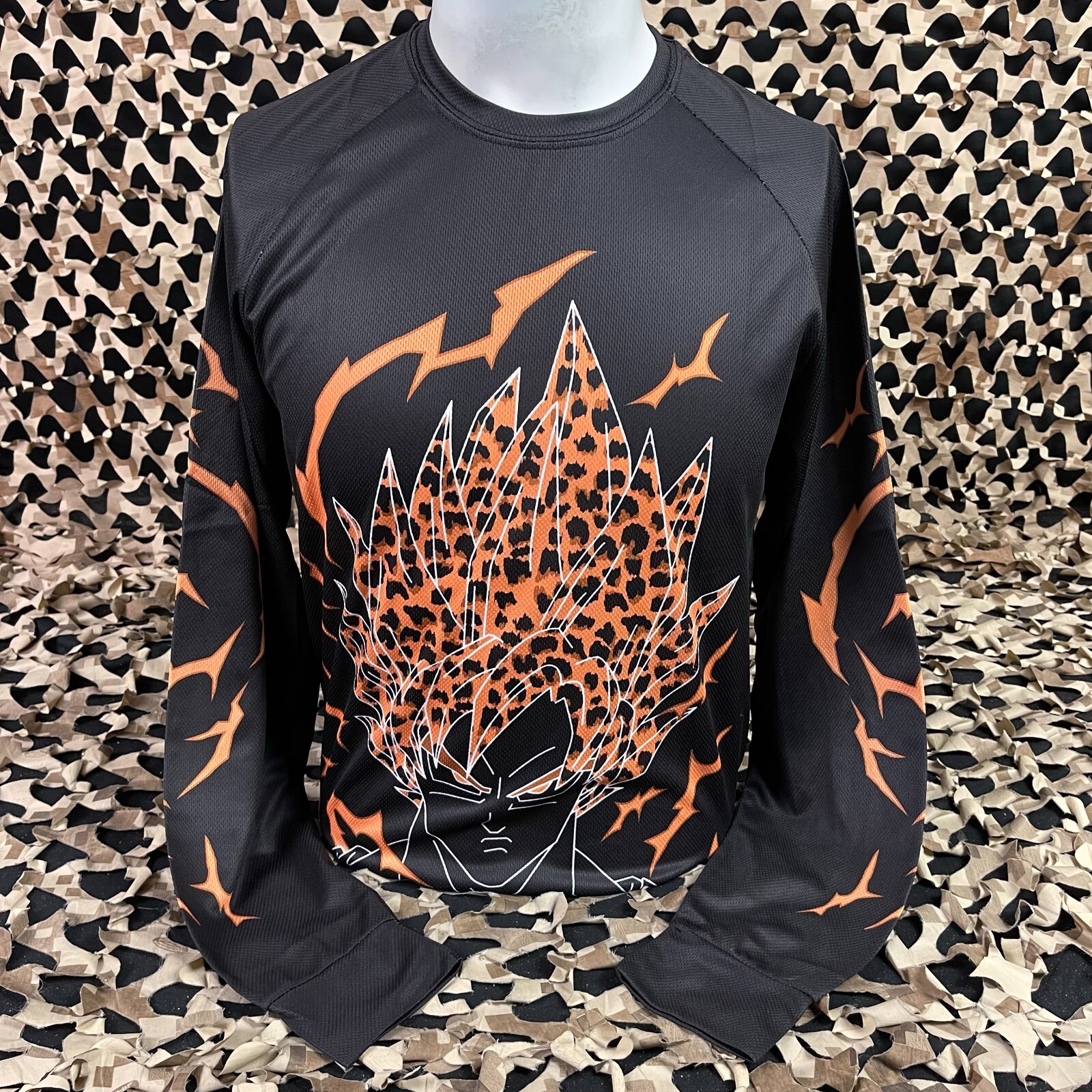 NEW HK Army DryFit Long Sleeve T-Shirt - Super Leopard - XXX-Large