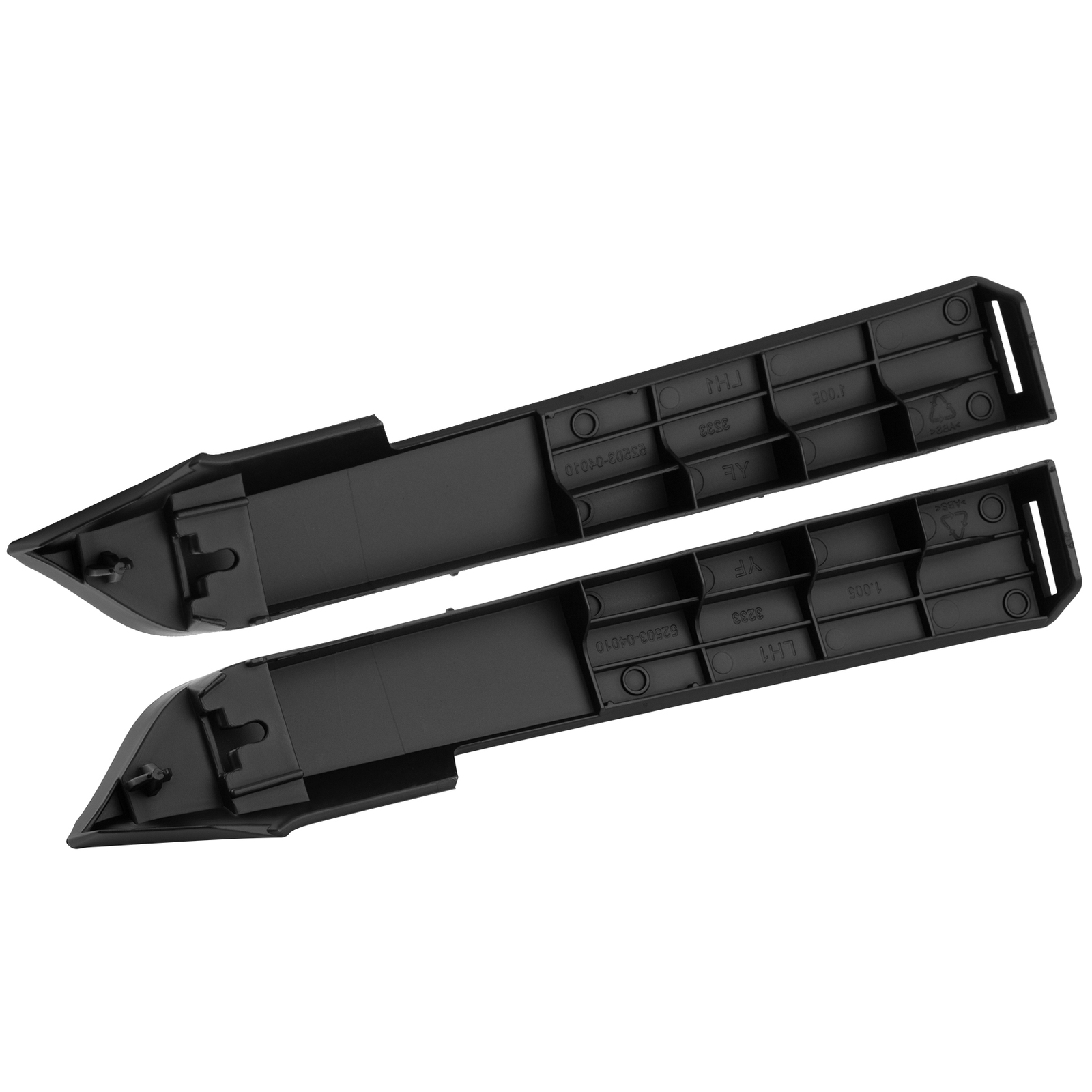 For 2012-2015 Toyota Tacoma 2pcs Front Bumper Trim Cover Headlight Filler Grill