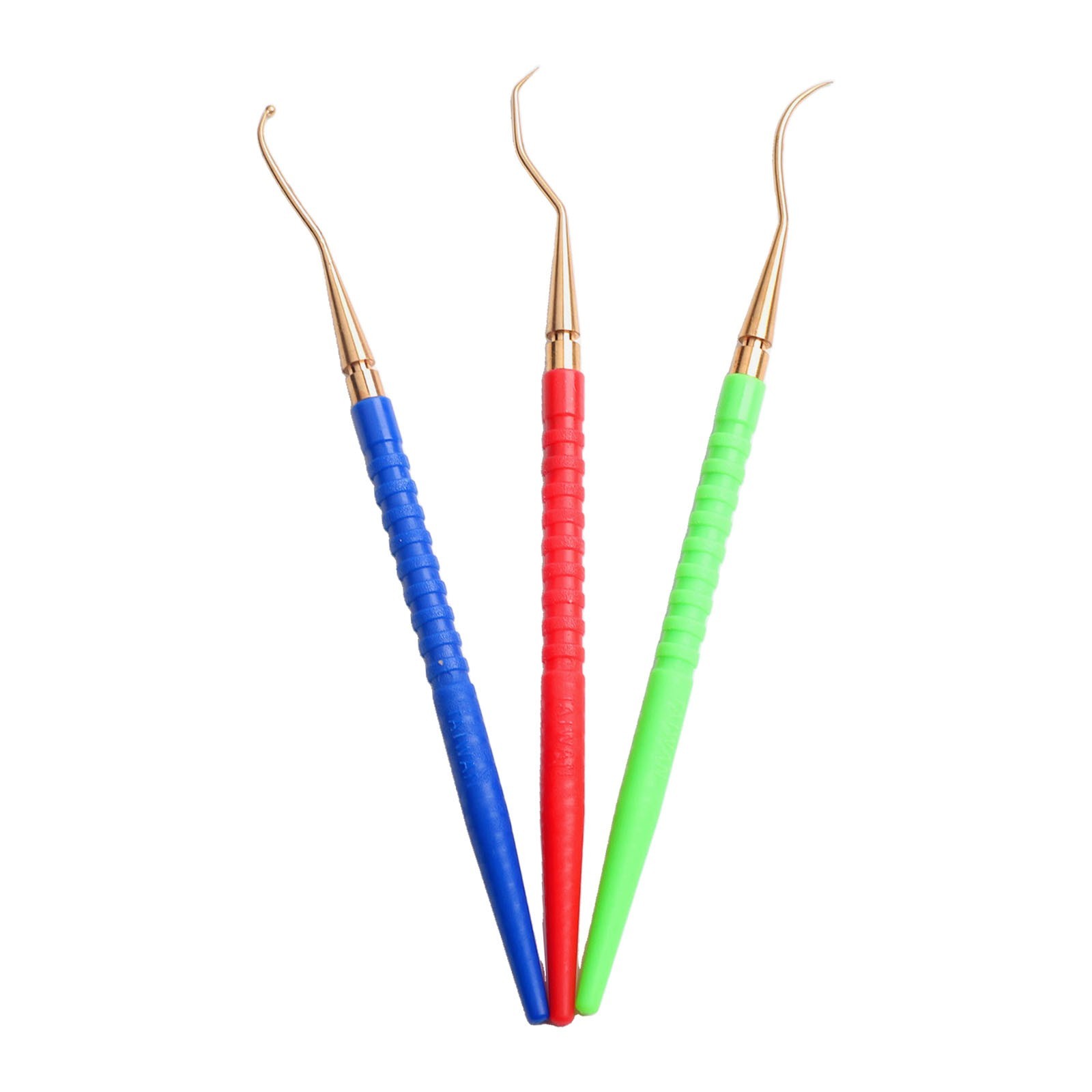 Convenient Brass Pick Hooks for Scuba Diving Repair 3Pcs ORing Remover Handle