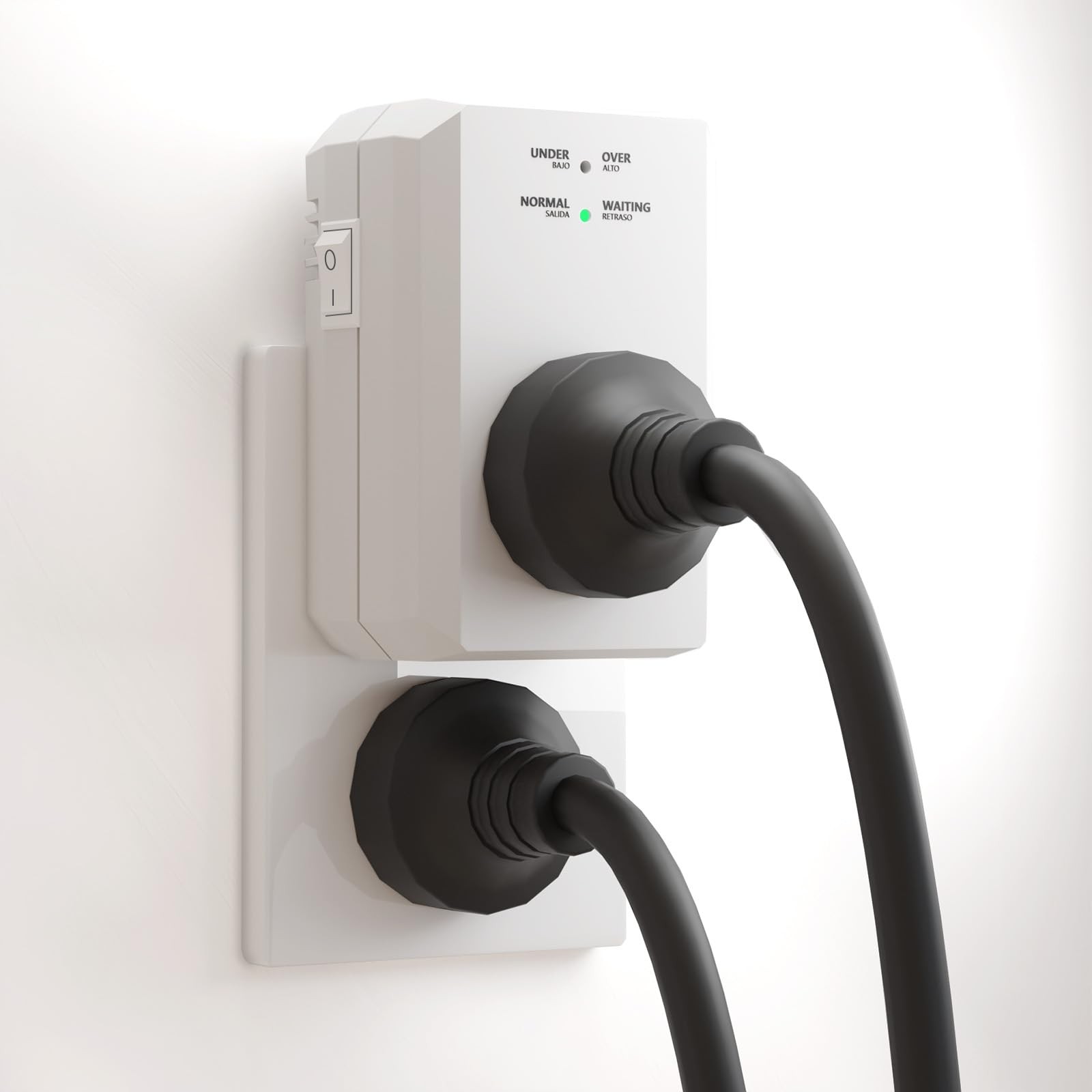 BSEED Single Outlet Surge Protector, Small Protector Wall 120-1 Pack