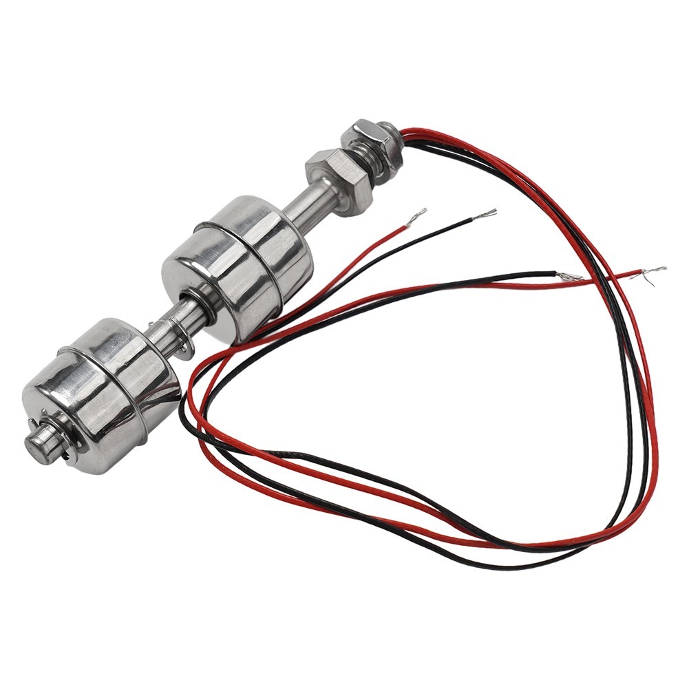 100mm Stainless Steel Double Ball Float Switch Water Level Sensor Controller