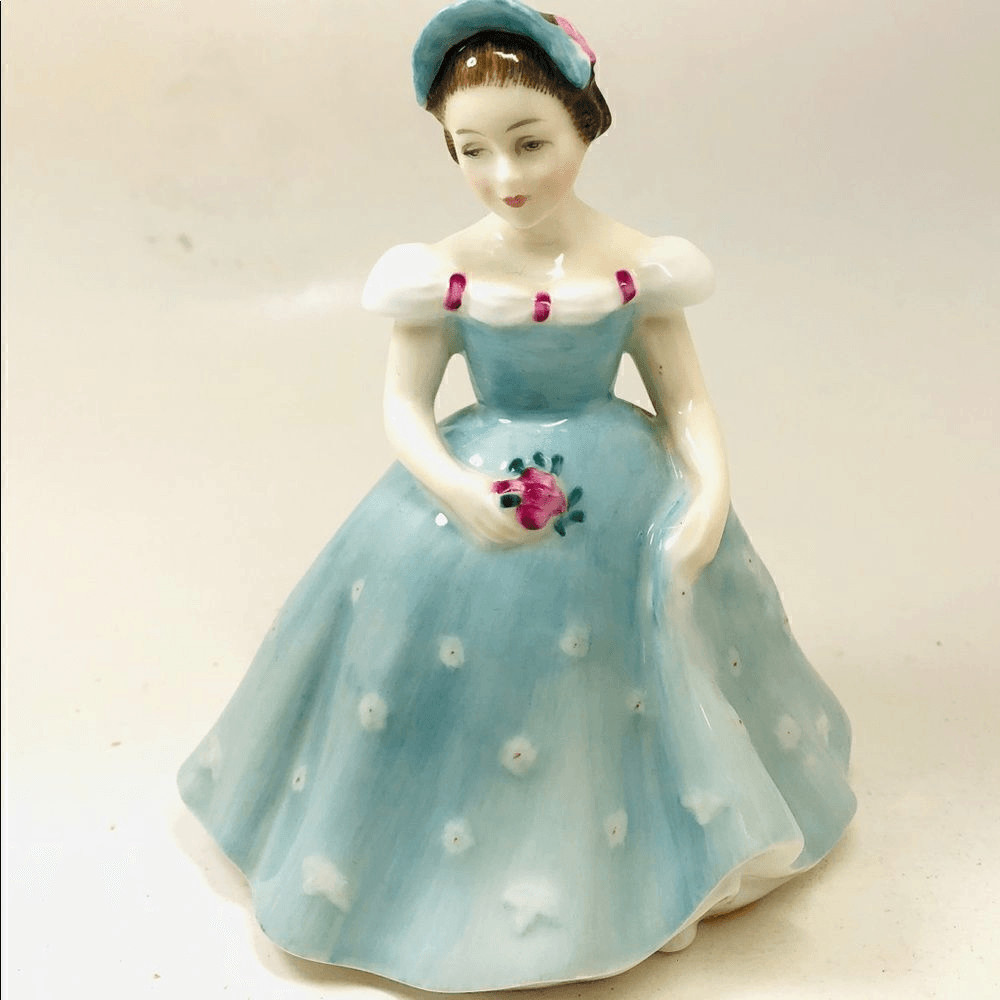 DOULTON & CO Porcelain Figurine THE BRIDESMAID
