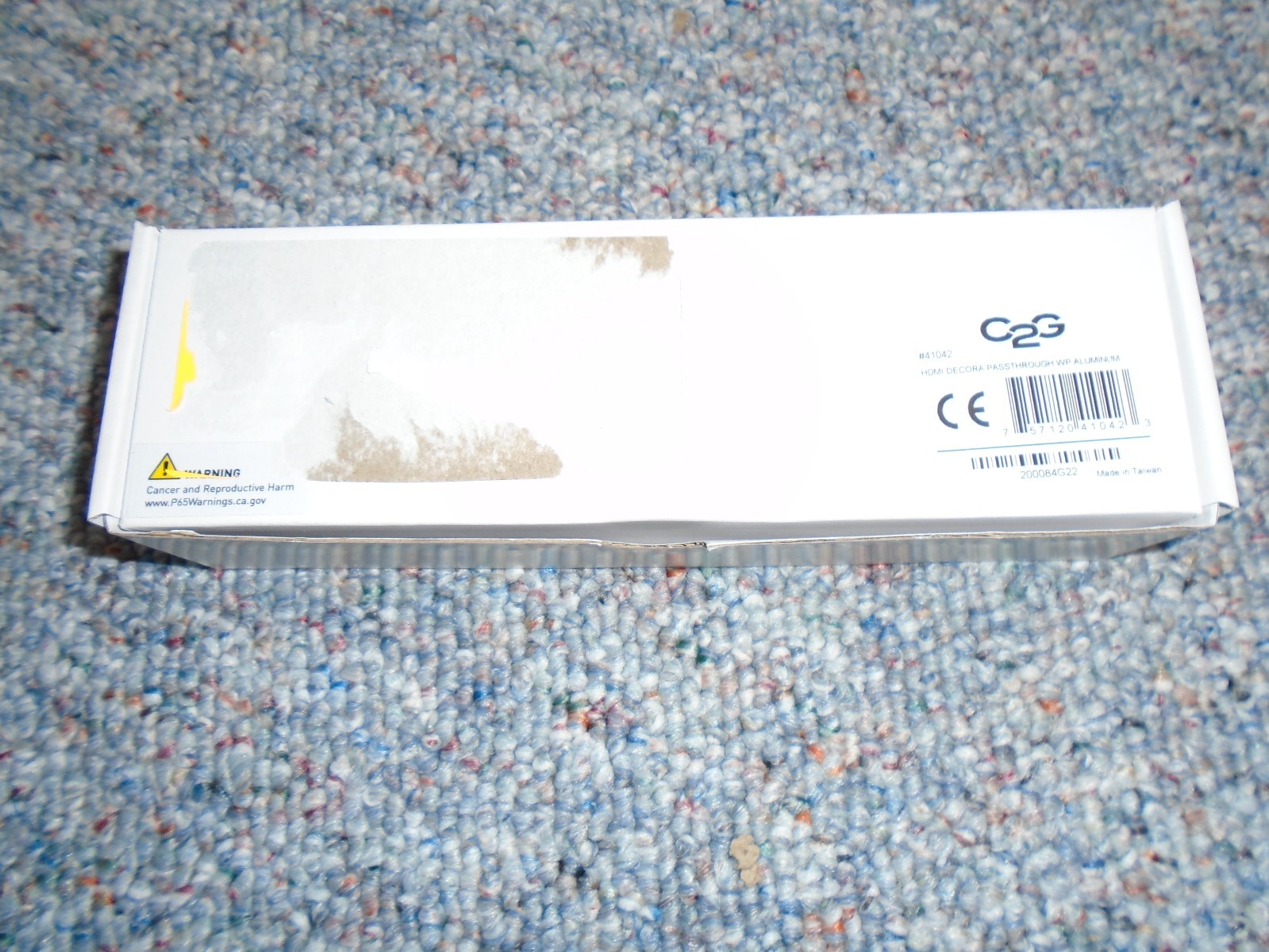 Cables 2 Go C2G HDMI Pass Through Wall Plate - Aluminum 41042 *New in Box*