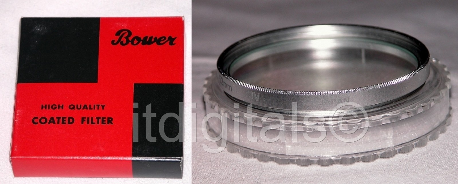 Bower 37mm UV Lens Protector Safety Filter Guard Glass Genuine Original Japan