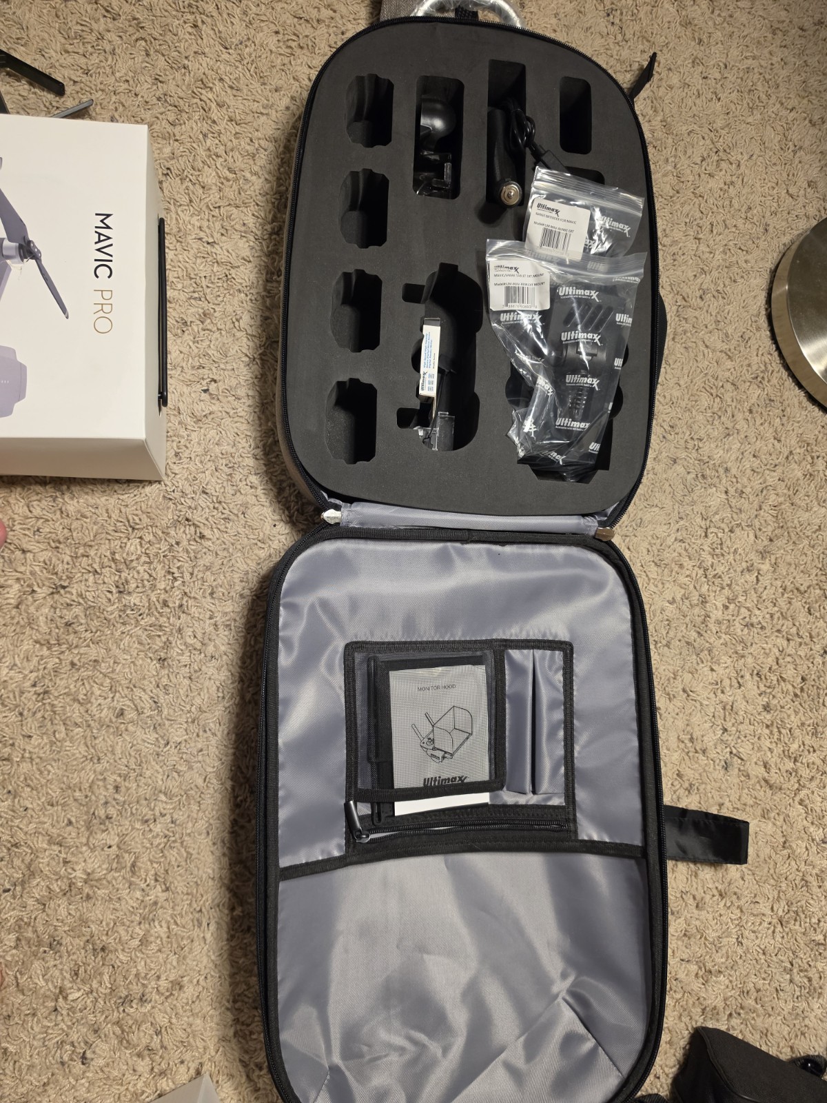 DJI Mavic Pro Camera Drone Bundle w Remote Controller, Batteries, Charger, Case
