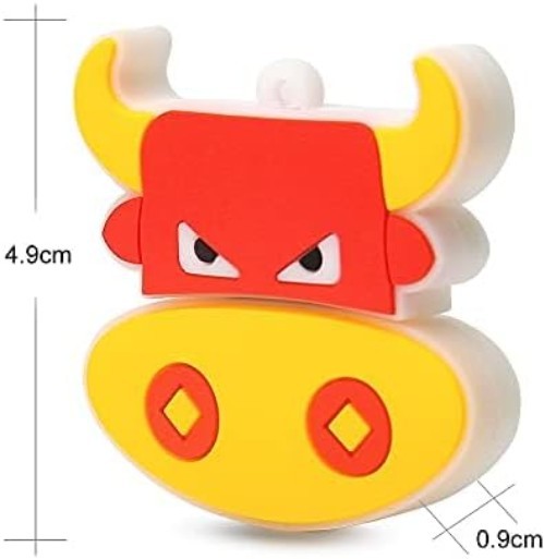 USB Flash Drive 32GB Cute Bull Pattern USB Drive Thumb Drives USB 2.0 Memory ...