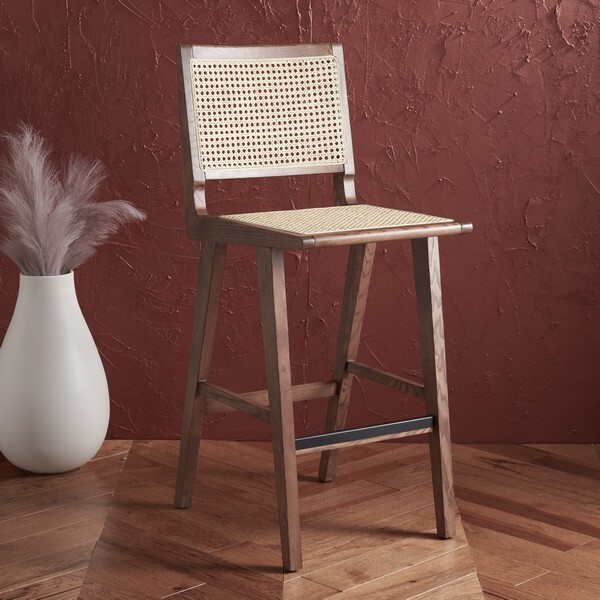 Safavieh HATTIE FRENCH CANE BARSTOOL, Reduced Price 2172739075 SFV4140D