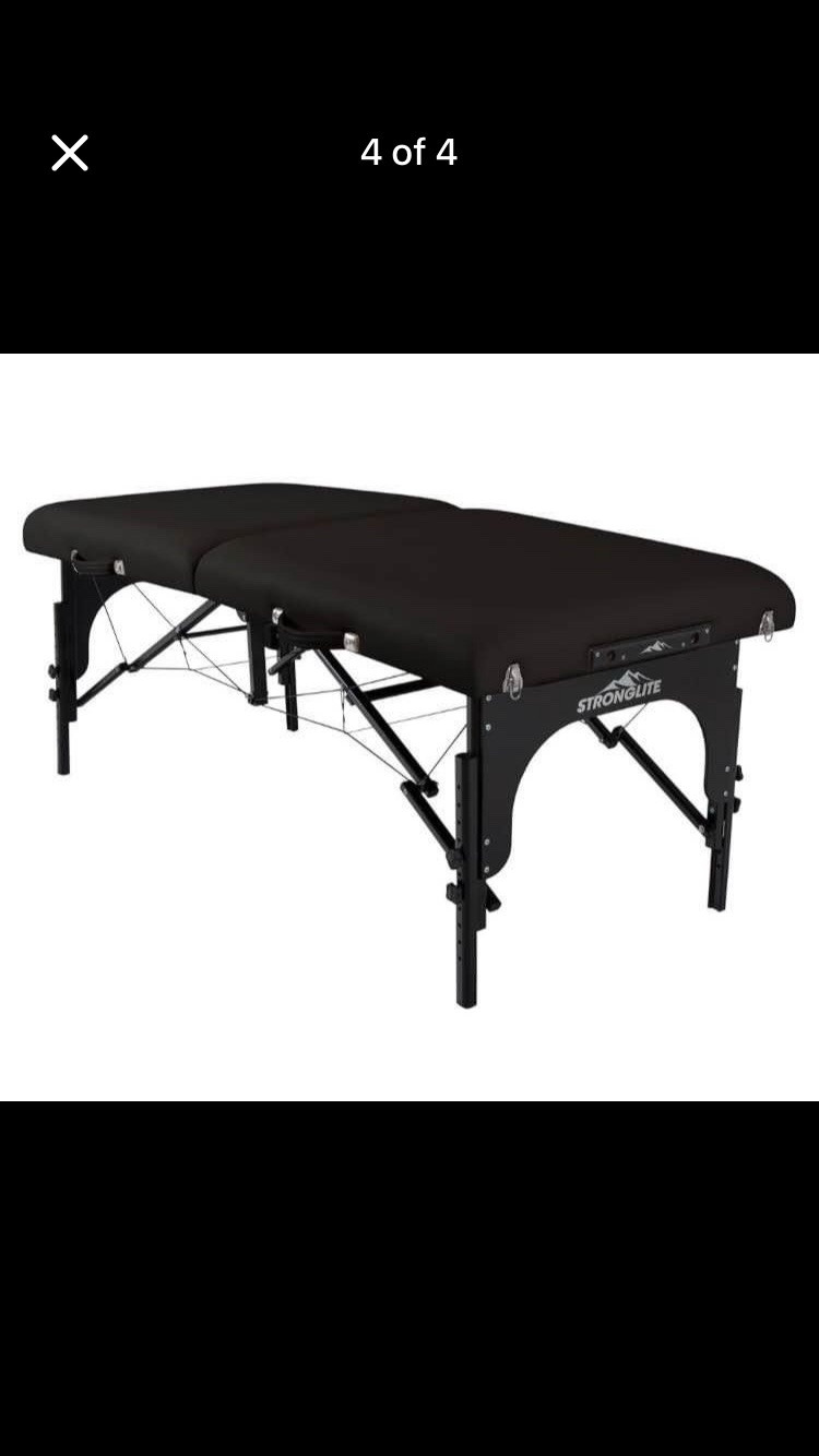 STRONGLITE Premier Portable Massage Table - Highest-Strength, 3" Deluxe Foam ...