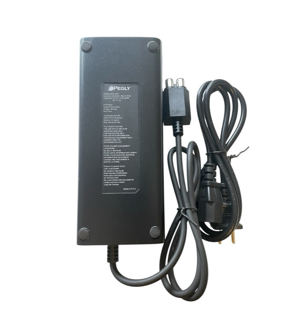 AC Power Supply Brick Charger Adapter Cable Cord for Microsoft Xbox 360 SLIM