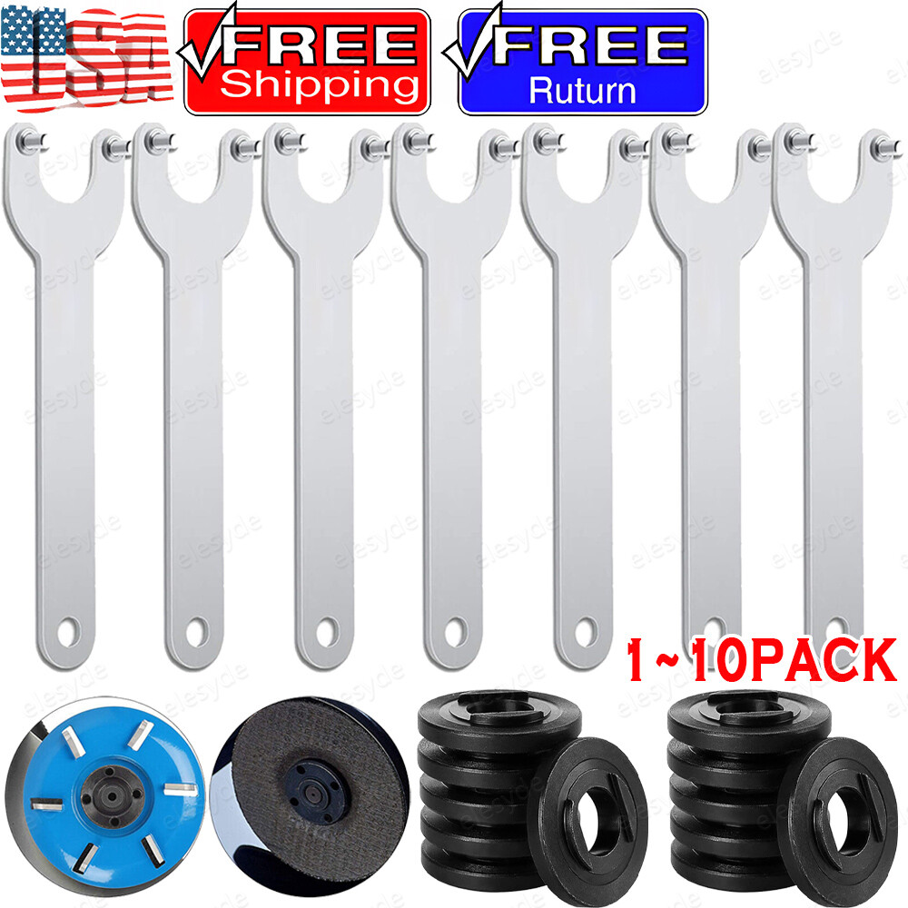 5/8-11 Flange Lock Nut/Angle Wrench Spanner for Makita for Milwaukee Grinder Lot
