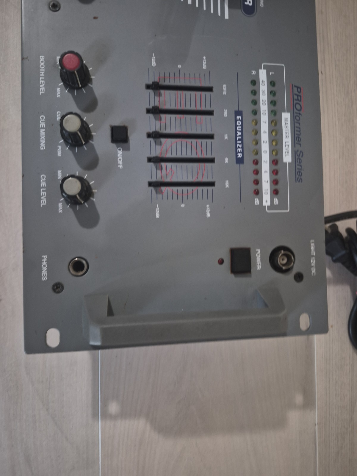 American DJ Audio XDM-242 Missing Knobs SEE PICS