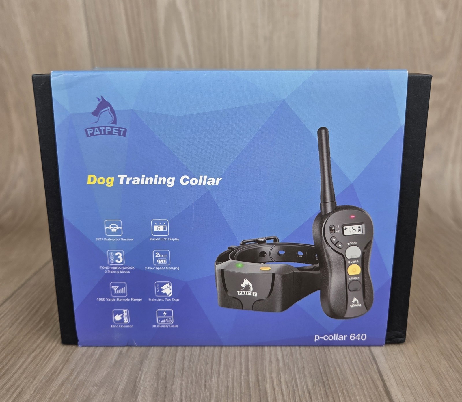 PATPET Dog Training Collar 22-88lbs - Model 640 Waterproof 1000 Yards P Collar