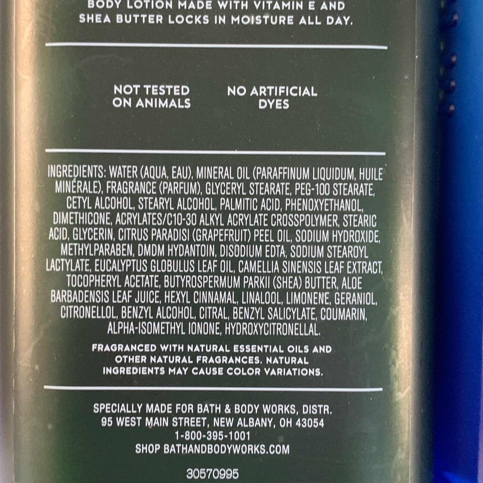 Bath & Body Works Aromatherapy Essential Oils Shea Butter Scented Lotion 6.5 oz