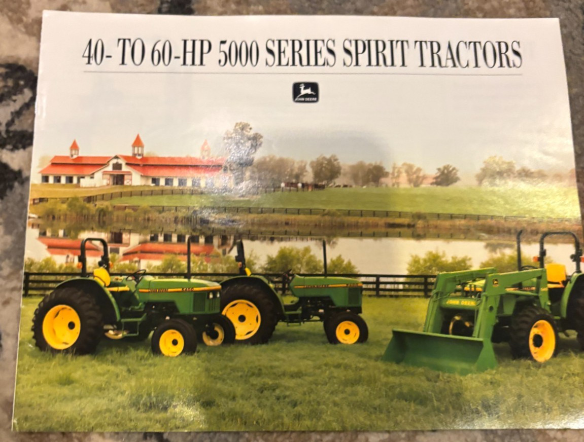 John Deere 5200 5300 5400 Tractor For 1993 Brochure AMIL26 ver2