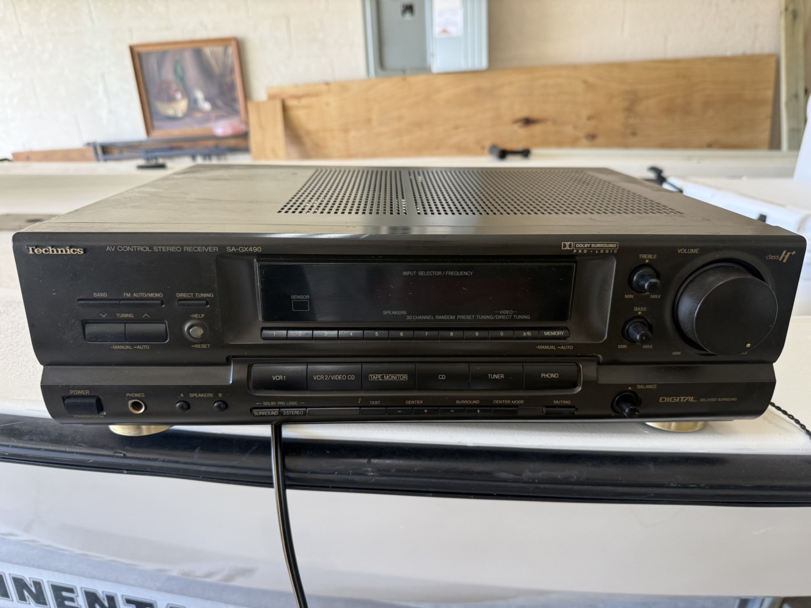 Technics SA-GX490 Stereo Receiver 100W Phono Made in Japan - Power tested
