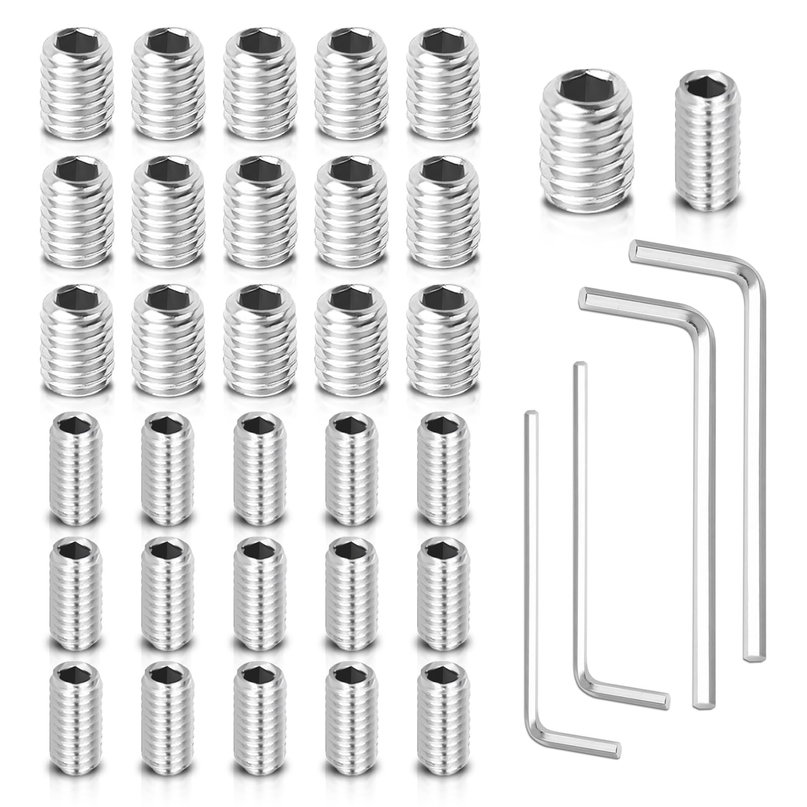 16 Packs W11366418 Refrigerator Freezer Door Handle Mounting Set Screw, Stain...