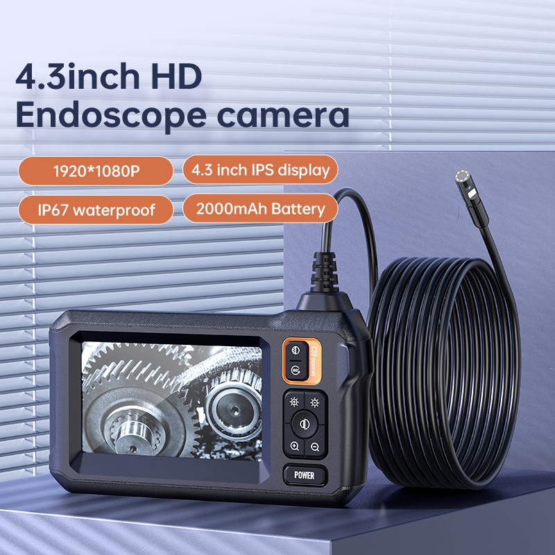 1080P HD LED Handheld Industrial Endoscope Borescope Inspection Snake Camera